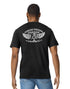 Perran Pistons Cornwall T-Shirt Winged Piston Automotive Modified Vintage Retro Car Clothing